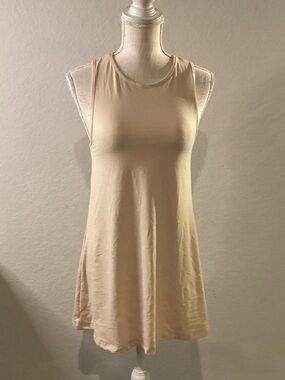 Capella Apparel Women's Sleeveless Beige Dress
